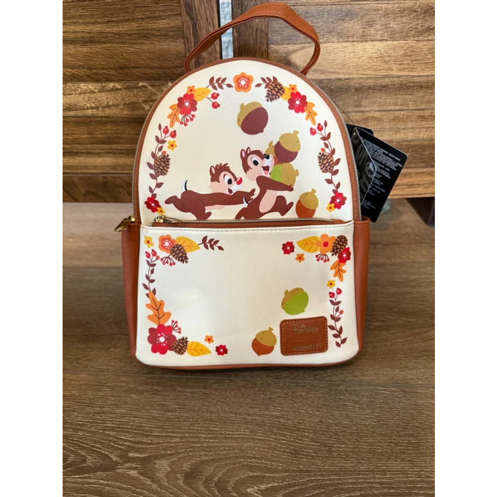 Chip ‘n’ Dale Loungfly Acorns Mini Backpack NWT